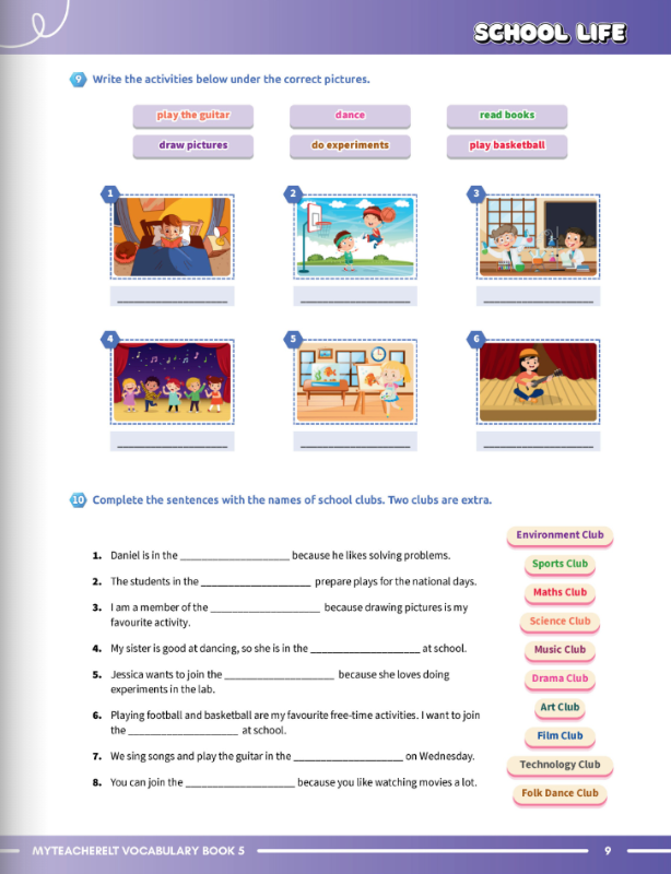 Resim 5. Sınıf My Teacher Vocabulary Book