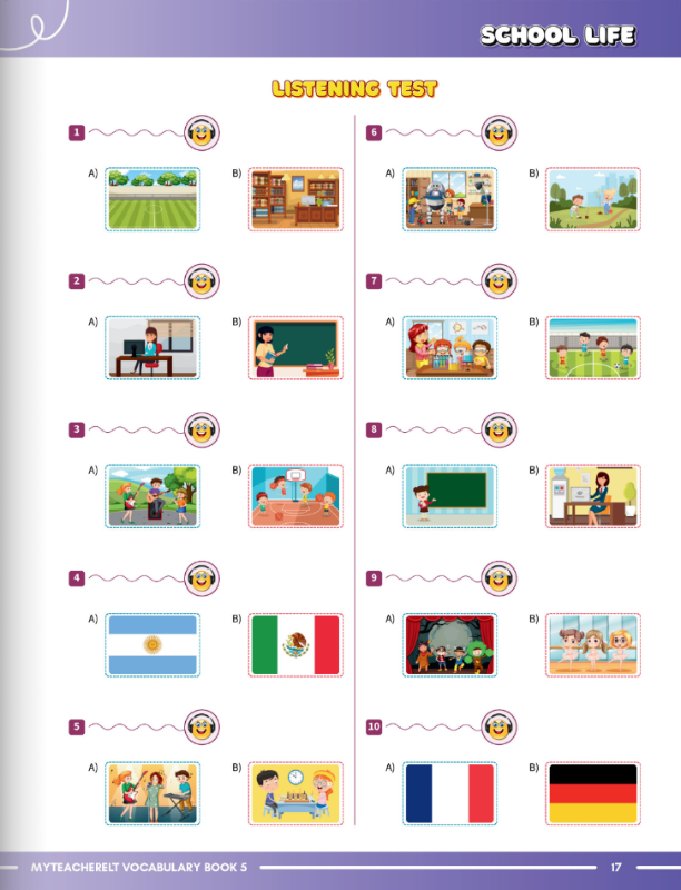 Resim 5. Sınıf My Teacher Vocabulary Book